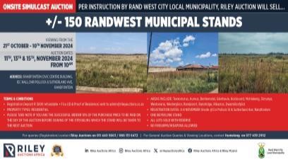 RANDWEST MUNICIPAL STANDS ONSITE SIMULCAST AUCTION DAY 2