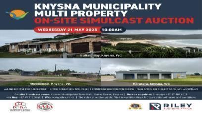 KNYSNA MUNICIPALITY MULTI PROPERTY ONSITE SIMULCAST AUCTION