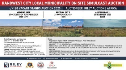 RANDWEST MUNICIPAL STANDS ONSITE SIMULCAST 2 DAY AUCTION