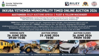 INXUBA YETHEMBA LOCAL MUNICIPALITY TIMED ONLINE AUCTION